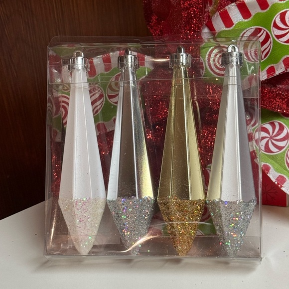 Ashland Other - Holiday Cheer Set of Glittery Drops Party Decor Ornaments